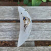 Selenite (Satin Spar) Crescent Moon Bowl L, Clearing Bowl, Higher Realm Connection - Image 5
