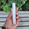 Selenite (Satin Spar) Crescent Moon Bowl L, Clearing Bowl, Higher Realm Connection - Image 9