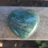 Amazonite w/ Smoky Quartz Heart / Palm Stone, Communication, Good Luck, Success, Peace, Confidence, Truth - Image 6