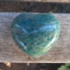 Amazonite w/ Smoky Quartz Heart / Palm Stone, Communication, Good Luck, Success, Peace, Confidence, Truth - Image 7
