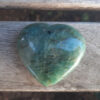 Amazonite w/ Smoky Quartz Flat Heart / Palm Stone, Communication, Good Luck, Success, Peace, Confidence, Truth - Image 8