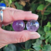 Amethyst Sphere Duo S, Meditation Set, Spiritual Awareness, Peace, Calming, Hope - Image 3