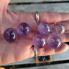 Amethyst Sphere Duo S, Meditation Set, Spiritual Awareness, Peace, Calming, Hope - Image 5