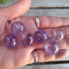 Amethyst Sphere Duo S, Meditation Set, Spiritual Awareness, Peace, Calming, Hope - Image 6