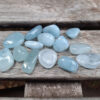 Aquamarine Tumbles 2 oz Lot, Gridding, Crafting, Gifting, Creativity, Calming - Image 3