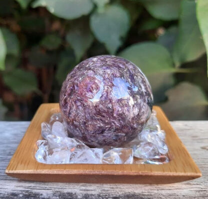 Charoite Sphere S/M, Inner Strength, Psychic Protection, Natural Gifts, Path Guide