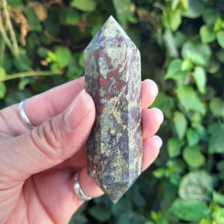 Dragonstone Double Terminated Wand / Dragon Blood, Courage, Strength, Creativity