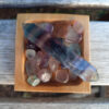 Rainbow Fluorite Double Terminated Wand Set, Soul Purpose, Intuition, Clarity