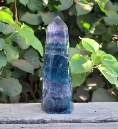 Rainbow Fluorite Generator / Point / Tower, Intuition, Soul Purpose, Clarity