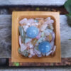 Aquamarine Sphere Duo w/ Morganite Chip Stones, Creativity, Intuition, Calming, Meditation Set - Image 5