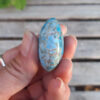 Blue Apatite Palm Stone XS, Manifestation, Spirit Guide Connection, Healthy Eating - Image 5