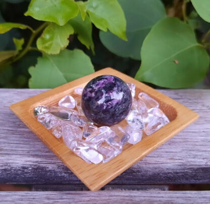 Charoite Sphere DS, Inner Strength, Psychic Protection, Natural Gifts, Path Guide