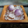 Kunzite Sphere Duo, Inner Peace, Self Love, Compassion, Healing, Divine Love, Meditation Set, CQ - Image 2