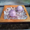 Kunzite Sphere Duo, Inner Peace, Self Love, Compassion, Healing, Divine Love, Meditation Set, CQ - Image 3