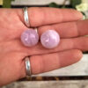 Kunzite Sphere Duo, Inner Peace, Self Love, Compassion, Healing, Divine Love, Meditation Set, CQ - Image 6