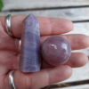 Lavender Rose Quartz Lovers' Combo, Love, Strength, Courage, Uplifting, Generator / Point, Sphere - Image 9