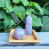 Lavender Rose Quartz Lovers' Combo, Love, Strength, Courage, Uplifting, Generator / Point, Sphere - Image 3
