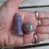 Lavender Rose Quartz Lovers' Combo, Love, Strength, Courage, Uplifting, Generator / Point, Sphere - Image 10