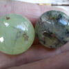 Prehnite w/ Epidote Sphere Duo Set, Meditation Set, Intuition, Spiritual Growth - Image 8
