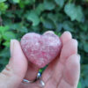 Rhodonite Point & Heart Combo, Deep Healing, Love, Trust, Altruism, Peace, Gifts - Image 10