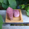 Rhodonite Point & Heart Combo, Deep Healing, Love, Trust, Altruism, Peace, Gifts - Image 4