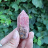 Rhodonite Point & Heart Combo, Deep Healing, Love, Trust, Altruism, Peace, Gifts - Image 7