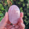 Rose Quartz Palm Stone, Love, Self Love, Heart Healing, Bond Strengthening - Image 2