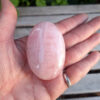 Rose Quartz Palm Stone, Love, Self Love, Heart Healing, Bond Strengthening - Image 4
