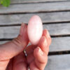 Rose Quartz Palm Stone, Love, Self Love, Heart Healing, Bond Strengthening - Image 6