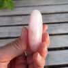 Rose Quartz Palm Stone, Love, Self Love, Heart Healing, Bond Strengthening - Image 7