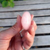 Rose Quartz Palm Stone, Love, Self Love, Heart Healing, Bond Strengthening - Image 8