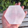 Selenite (Satin Spar) Hexagon Bowl, Clearing, Cleansing, Peace, Higher Realms - Image 5