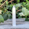 Selenite (Satin Spar) Generator S / Point, Higher Realm Connection, Clearing