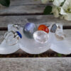 Selenite / Satin Spar Triple Moon Bowl & Charging Plates, Clearing, Cleansing - Image 6