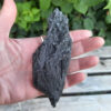 Natural Black Kyanite Spear, XL, Protection, Grounding, Clearing, Cut Cords