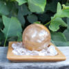 Golden Healer Quartz Sphere (Dark), Creativity, Success, Block Clearing, Prosperity - Image 7