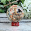 Ocean Jasper Sphere w/Caves Happiness, Joy, Uplifting, Healthier Habits, Release - Image 7