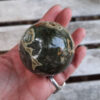 Ocean Jasper Sphere w/Caves Happiness, Joy, Uplifting, Healthier Habits, Release - Image 10