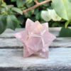 Rose Quartz Double Merkaba (12 Pointed Star), Healing, Love, Divine Light