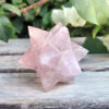 Rose Quartz Double Merkaba (12 Pointed Star), Healing, Love, Divine Light - Image 3