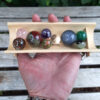 Mini Sphere Set, Fluorite, Dragonstone, Smoky, Clear & Rose Quartz, Amethyst, Green Aventurine, Unakite, Prehnite w/ Epidote - Image 7