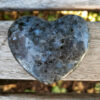 Larvikite Heart, Manifestation, Protection, Grounding, Stress Relief, Palm Stone - Image 10