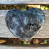 Larvikite Heart, Manifestation, Protection, Grounding, Stress Relief, Palm Stone - Image 9