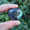 Labradorite Heart Palm Stone Set, Transformation, Higher Realm Connection - Image 6
