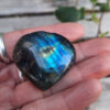 Labradorite Heart Palm Stone Set, Transformation, Higher Realm Connection - Image 3