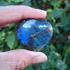 Labradorite Heart Palm Stone Set, Transformation, Higher Realm Connection - Image 7