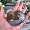 Ocean Jasper Heart, Happiness, Joy, Uplifting, Healthier Habits, Palm Stone G - Image 4