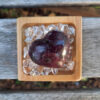 Rubellite Heart Set, Pink/Red Tourmaline, Reignite Your Passions, Courage, Clear Quartz Chip Stones - Image 2