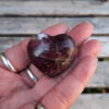 Rubellite Heart Set, Pink/Red Tourmaline, Reignite Your Passions, Courage, Clear Quartz Chip Stones - Image 4