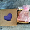 Rose Quartz Heart Set, Unconditional & Self Love, Healing, Bond Strengthening